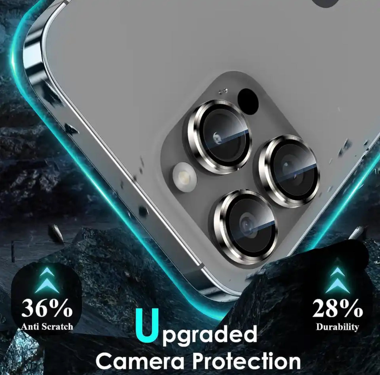 PJun Branded Premium Eagle-Eye Style 9H Camera Lens Protector- 1pk for iPhone Models PJun Branded Premium Eagle-Eye Style 9H Camera Lens Protector- 1pk for iPhone Models
